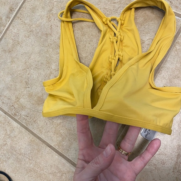 Set Lot 4 New NWT Anthropologie Dippin' Daisy Swimsuit Bikini S Black Yellow - Picture 11 of 13